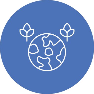 vektör Dünya simgesi illüstrasyonu