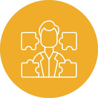 İş ve finans simgesinin vektör illüstrasyonu