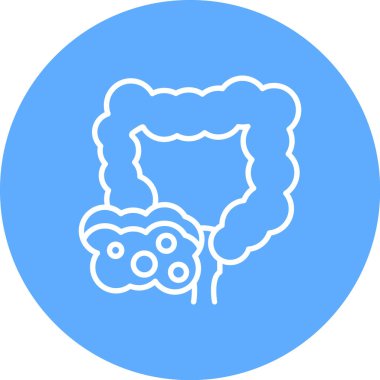 Modern b 'nin vektör illüstrasyonunda yiyecek ikonu yok