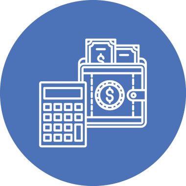 vektör para simgesi illüstrasyonu