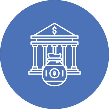 Bozuk para. Web simgesi basit illüstrasyon