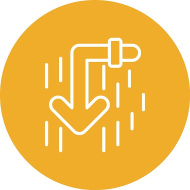 Modern bir simgenin vektör illüstrasyonu