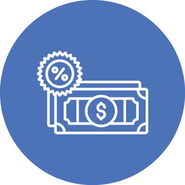 Dolar simgesi vektör illüstrasyonu