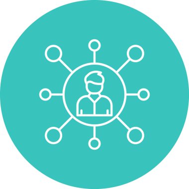 İş adamları. vektör simgesi