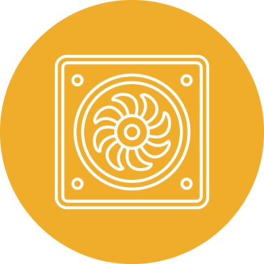 fan simgesi vektör illüstrasyonu