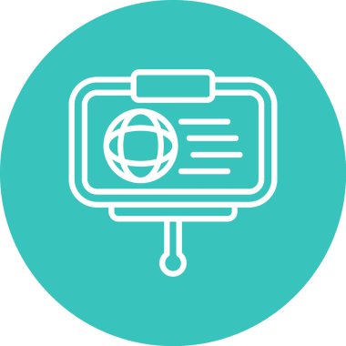 Modern dizüstü bilgisayarın vektör simgesi