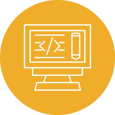 Web simgesi vektör illüstrasyonu