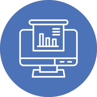 Bilgisayar simgesi. vektör illüstrasyonu