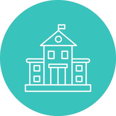 Ev Vektörü Kabartma Simgesi Tasarımı