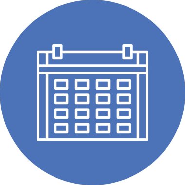 takvim vektör simgesi işareti