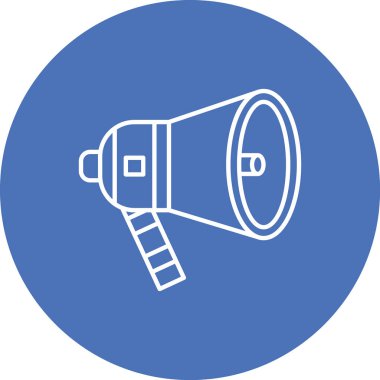 Hoparlör simgesinin vektör illüstrasyonu