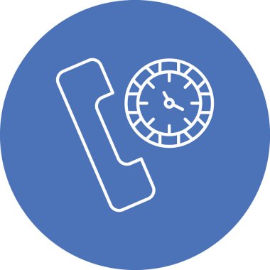 Vektör telefon simgesi illüstrasyonu