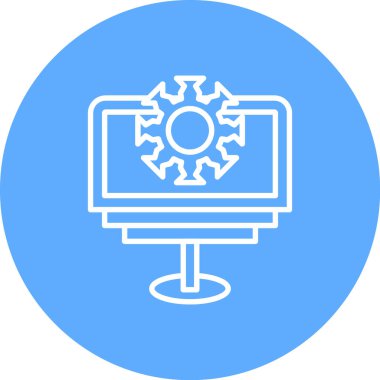 bilgisayar simgesi vektör illüstrasyonu