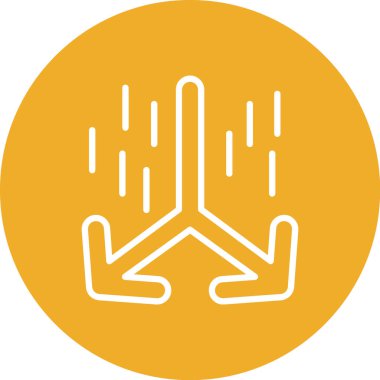 Eller simge vektör illüstrasyonu