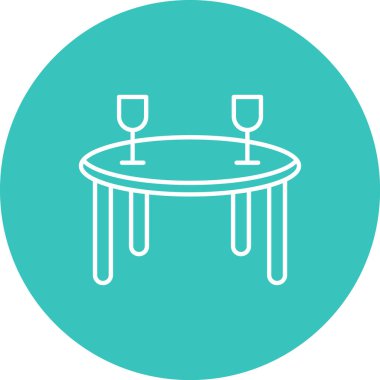 tablo vektör simgesi. Web ve grafik tasarımı için izole edilmiş basit illüstrasyon.