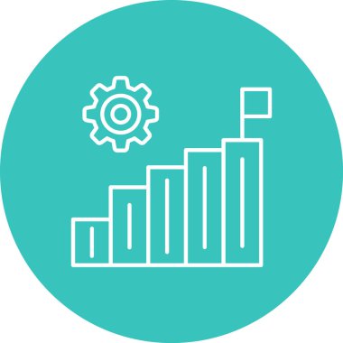 seo modern simgesinin vektör illüstrasyonu