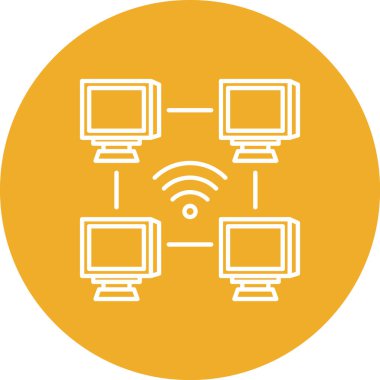 bilgisayar ekran vektör çizimi