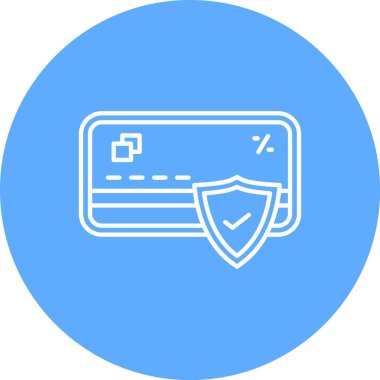 Kredi kartının vektör çizimi