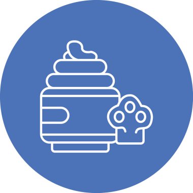 Gıda simgesinin vektör illüstrasyonu