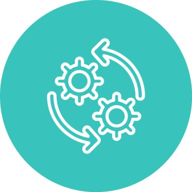 seo modern simgesinin vektör illüstrasyonu