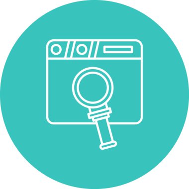 seo modern simgesinin vektör illüstrasyonu