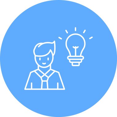 yaratıcı fikir simgesi resimleme tasarımı