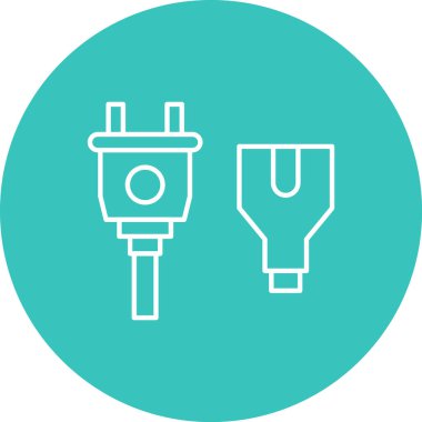 Tak vektör satırı simgesi