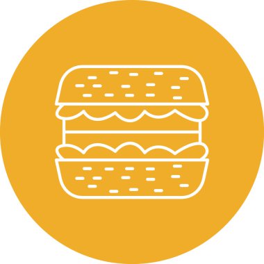 fırın ekmek simgesi ana hatlarıyla