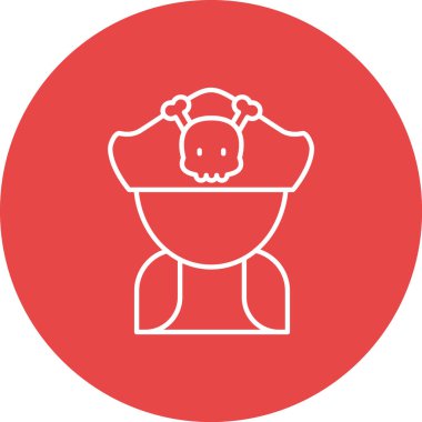 Kurukafa simgesi vektör illüstrasyonu