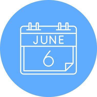 Takvim simgesinin vektör illüstrasyonu