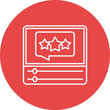 Modern simgenin vektör illüstrasyonu