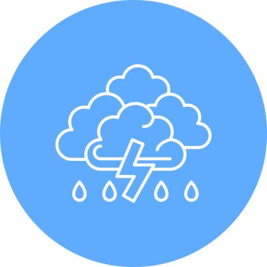 Bulut. Web simgesi vektör illüstrasyonu