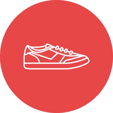 spor ayakkabısı vektör resimleme simgesi