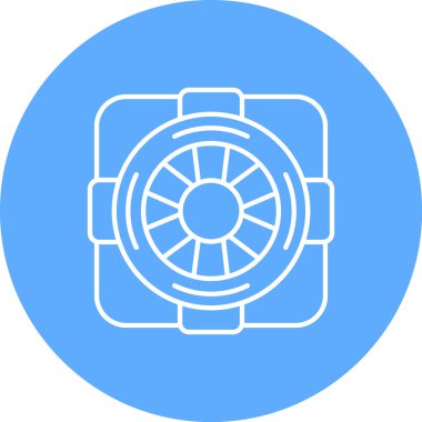 Modern bir simgenin vektör illüstrasyonu