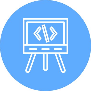 Bilgisayar simgesi. Web simgesi basit illüstrasyon