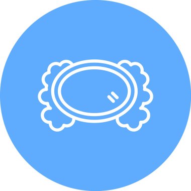 Güzel ve yuvarlak bir dairenin vektör çizimi