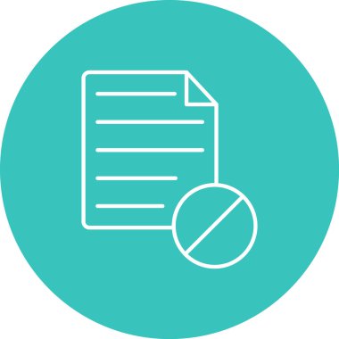 Dosya simgesinin vektör illüstrasyonu