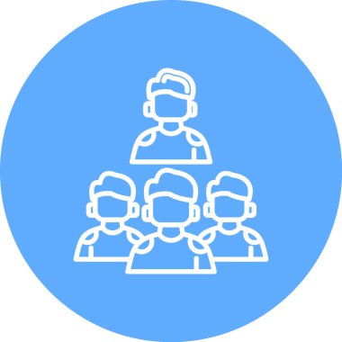 İnsan simgesinin vektör illüstrasyonu