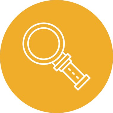 Büyütme cam simgesi vektör illüstrasyonu