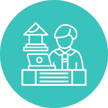 seo modern simgesinin vektör illüstrasyonu