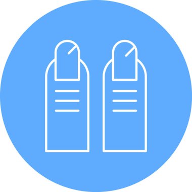 Tıbbi bir simgenin vektör illüstrasyonu