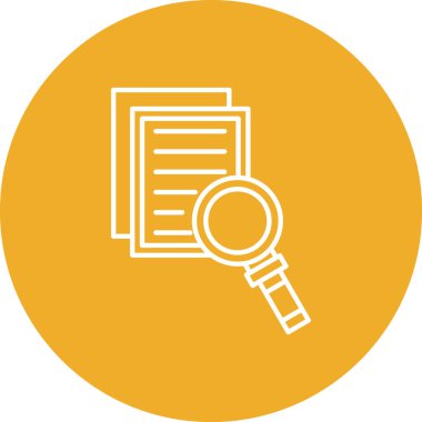 Arama simgesi vektör illüstrasyonu