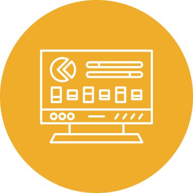 Veri merkezi. Web simgesi