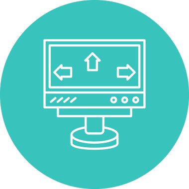 seo modern simgesinin vektör illüstrasyonu