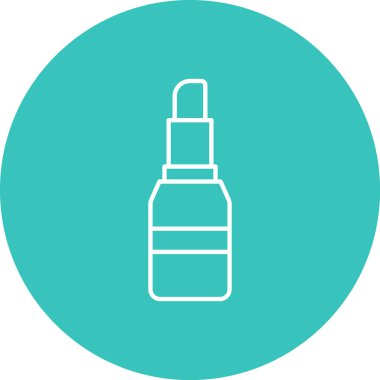 Güzellik ve moda simgelerinin vektör çizimi