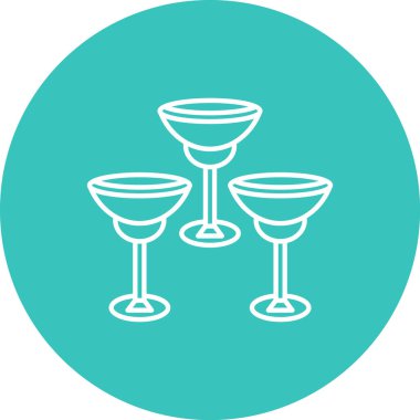 Bardak. Web simgesi basit tasarım