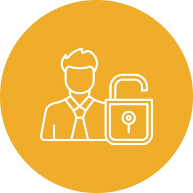 iş ve işyeri satırı simgesi.