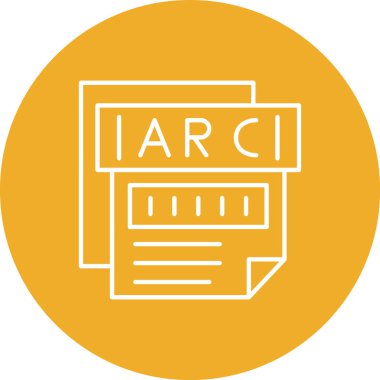 Dosya simgesinin vektör illüstrasyonu