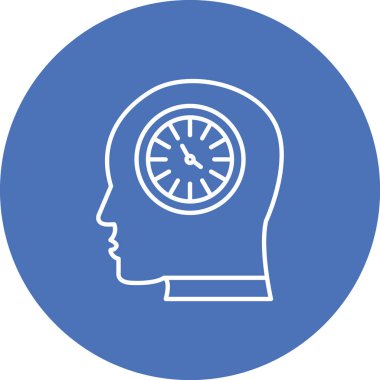 beyin ikonu vektör illüstrasyonu