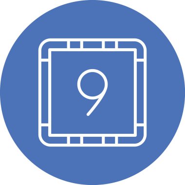 Bir b simgesinin vektör illüstrasyonu